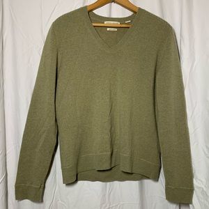 Cashmere Sweater Olive Green